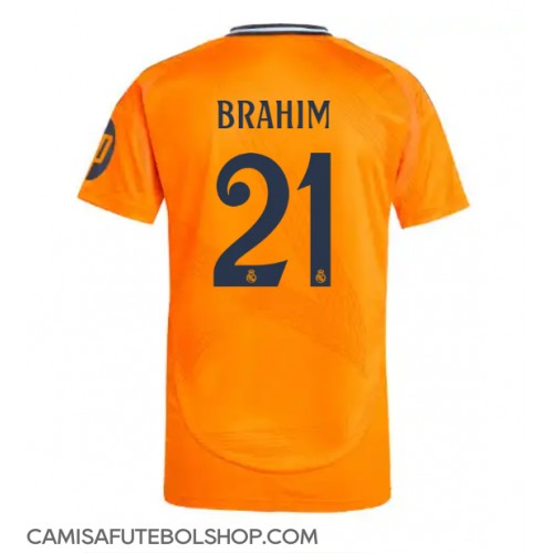 Camisa de time de futebol Real Madrid Brahim Diaz #21 Replicas 2º Equipamento 2024-25 Manga Curta